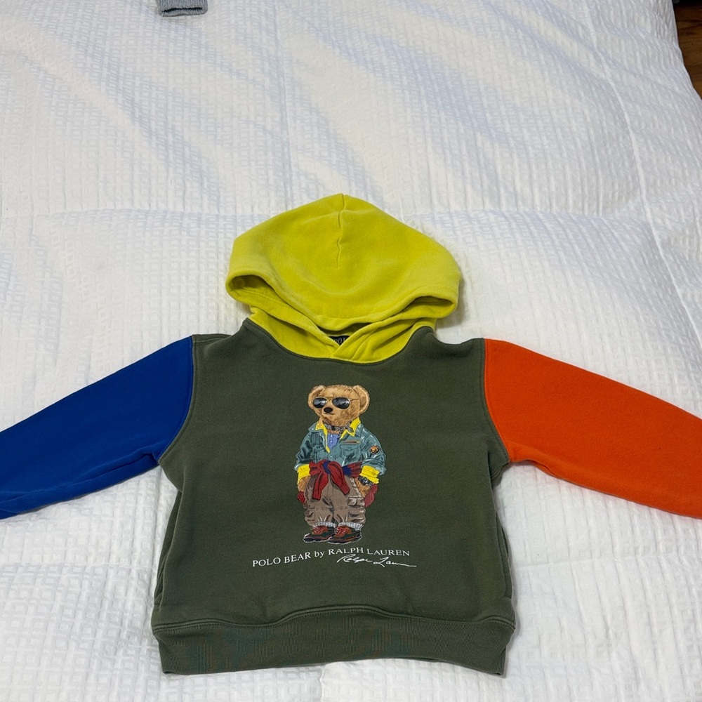 Polo by Ralph Lauren Kids' Colorful Bear Hoodie